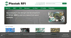 Desktop Screenshot of plextekrfi.com